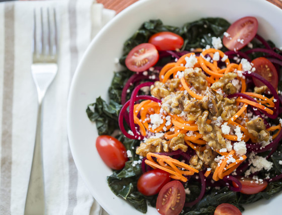 Hot and Cold Power Salad | LaughterandLemonade.com