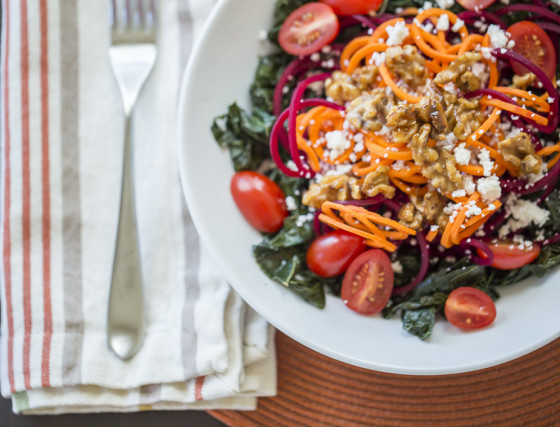 Hot and Cold Power Salad | LaughterandLemonade.com