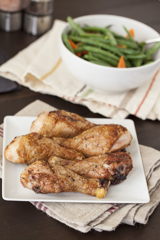 Baked Chicken Drumsticks | LaughterandLemonade.com