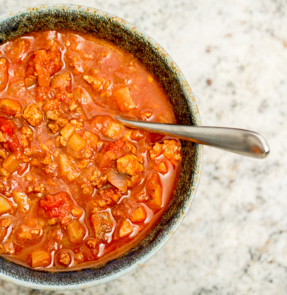 Jerusalem Artichoke Chili