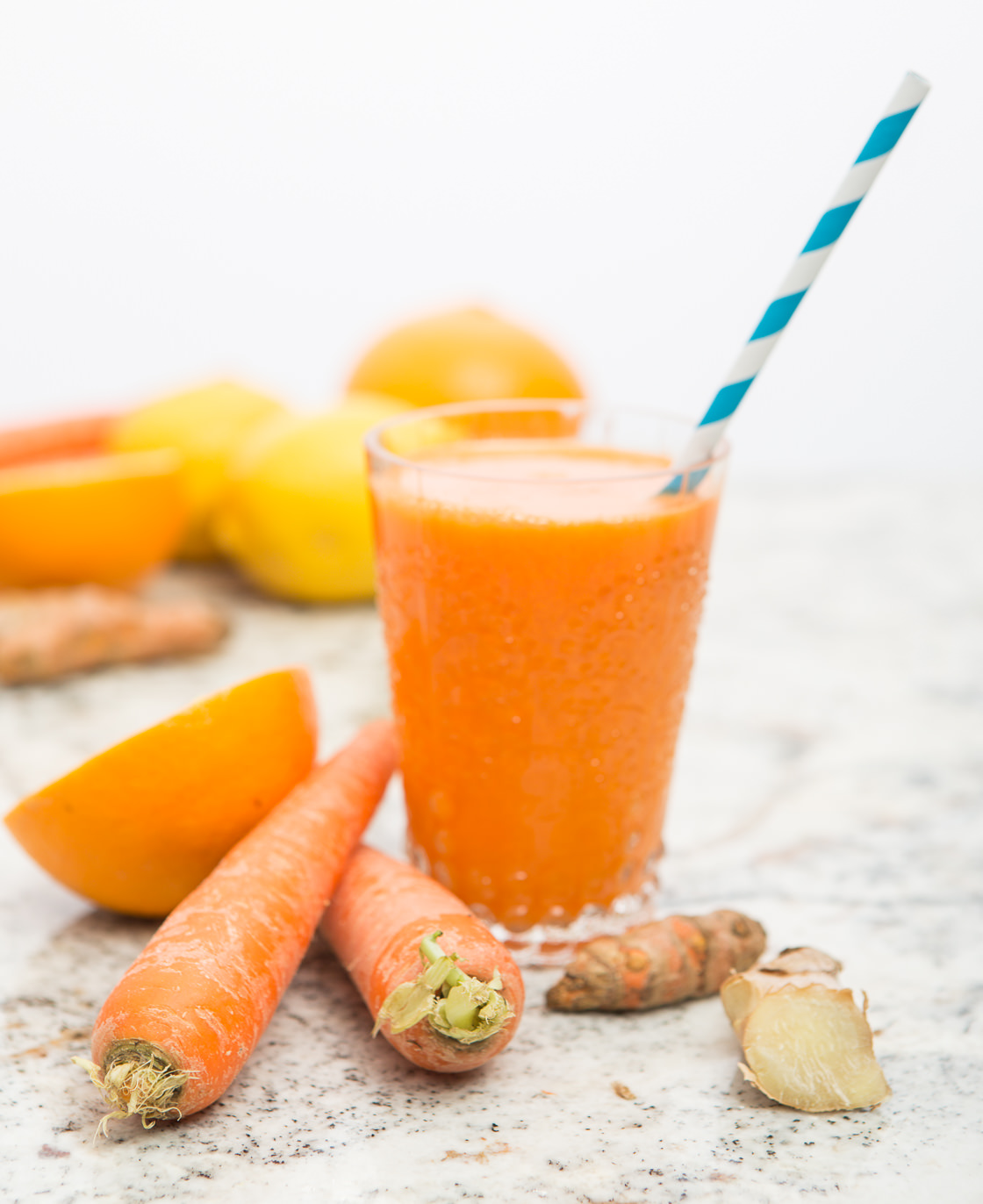 Liquid Sunshine (Carrot Orange Juice) Laughter and Lemonade