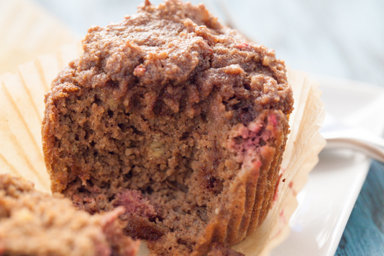 Paleo Chocolate Raspberry Muffins