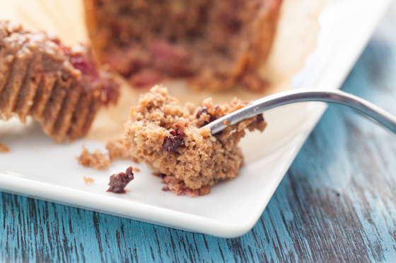 Paleo Chocolate Raspberry Muffins