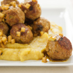 Moroccan Meatballs with Apple Sage Butter