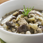 White Turkey Chili with Mushrooms