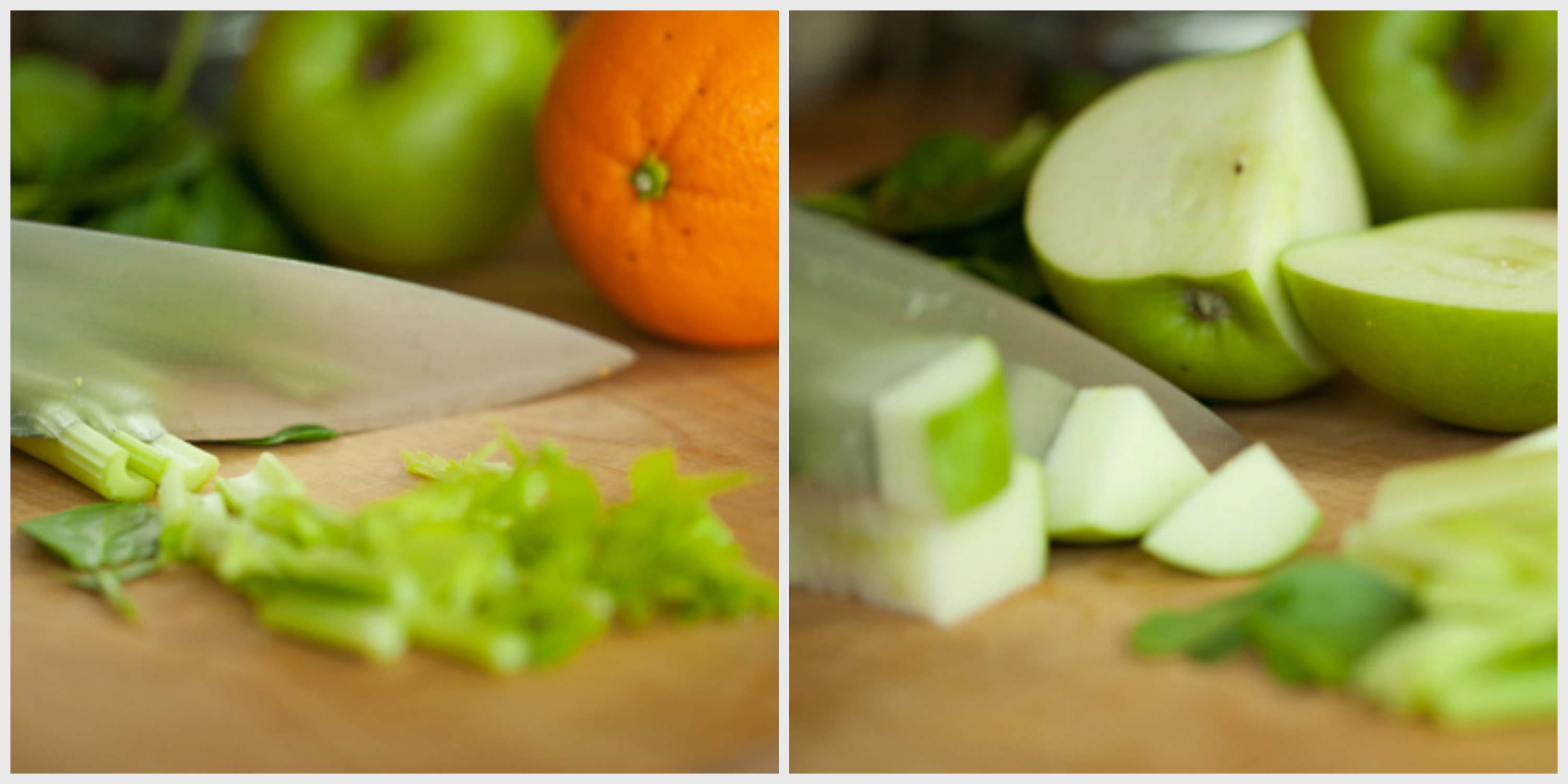 chop celery apple