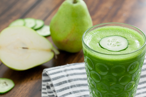 Relax and Refresh Cucumber Pear Spinach Celery Juice