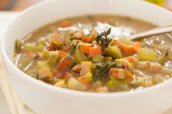 Ham and No-Bean Soup