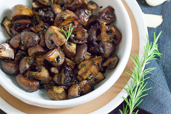 Portland Mushroom Balsamic Garlic Sage Rosemary