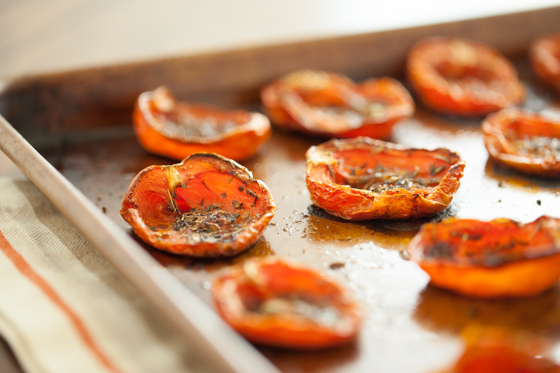 Herbs de Provence Roasted Roma Tomatoes