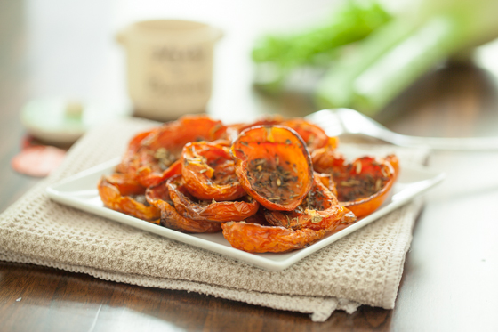 Herbs de Provence Roasted Roma Tomatoes