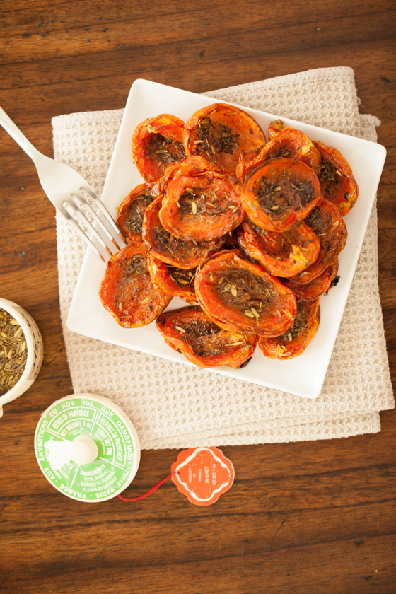 Herbs de Provence Roasted Roma Tomatoes