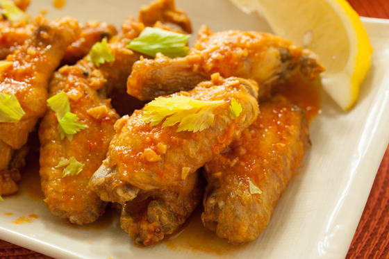 Buffalo Citrus Chicken Wings