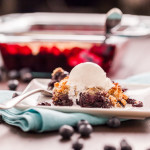 Lemon Blueberry Crumble with Marzipan Streusel