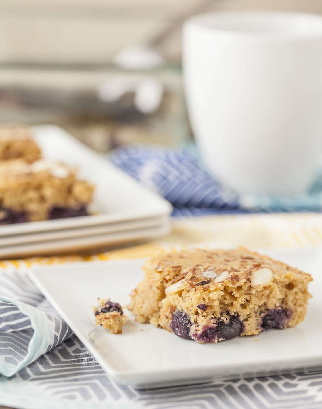 Lemon Blueberry Coffee Cake Bars