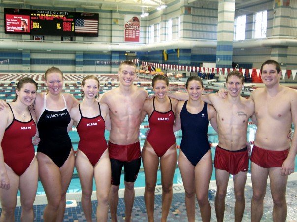 Senior swimmers at our last meet