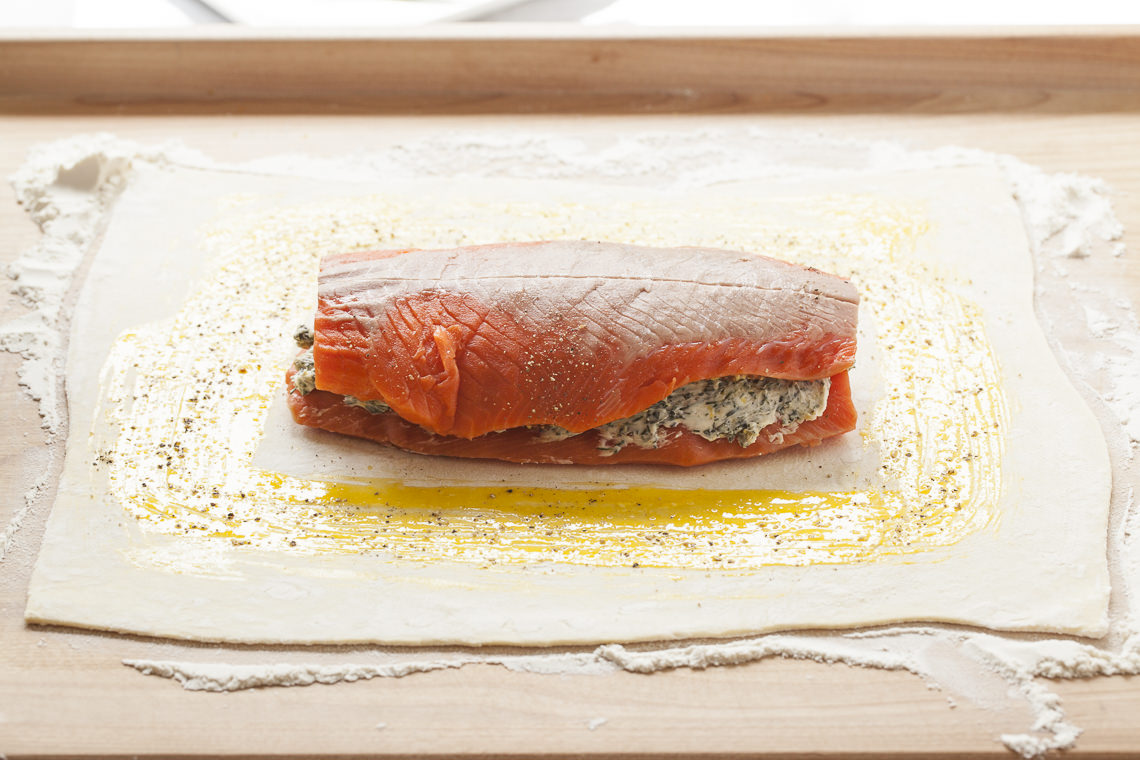 Salmon En Croute