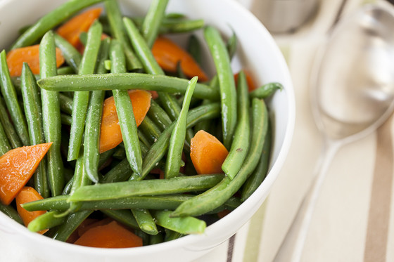 Buttered Green Beans & Carrots | LaughterandLemonade.com