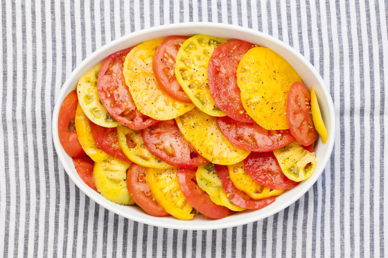 Heirloom Tomato Bake | LaughterandLemonade.com