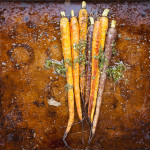 Roasted Carrots with Lemon-Cumin-Honey Glaze