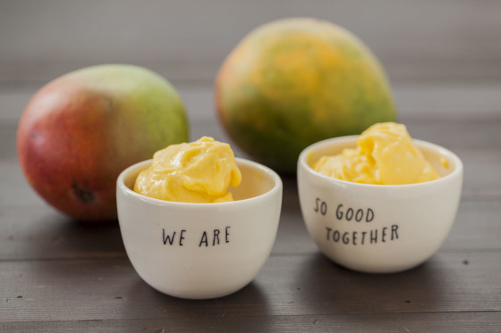 Kim's 2-Ingredient Mango Ice Cream | LaughterandLemonade.com