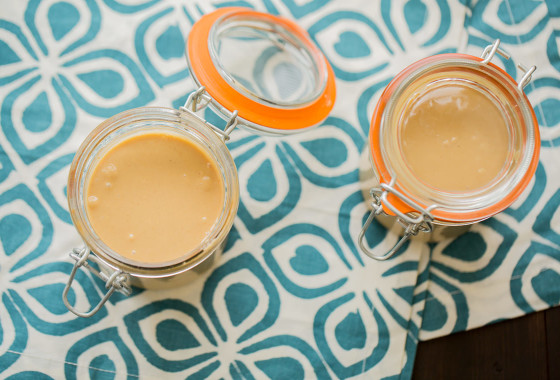 4-Minute 2-Ingredient Homemade Creamy (or Crunchy!) Peanut Butter | LaughterandLemonade.com