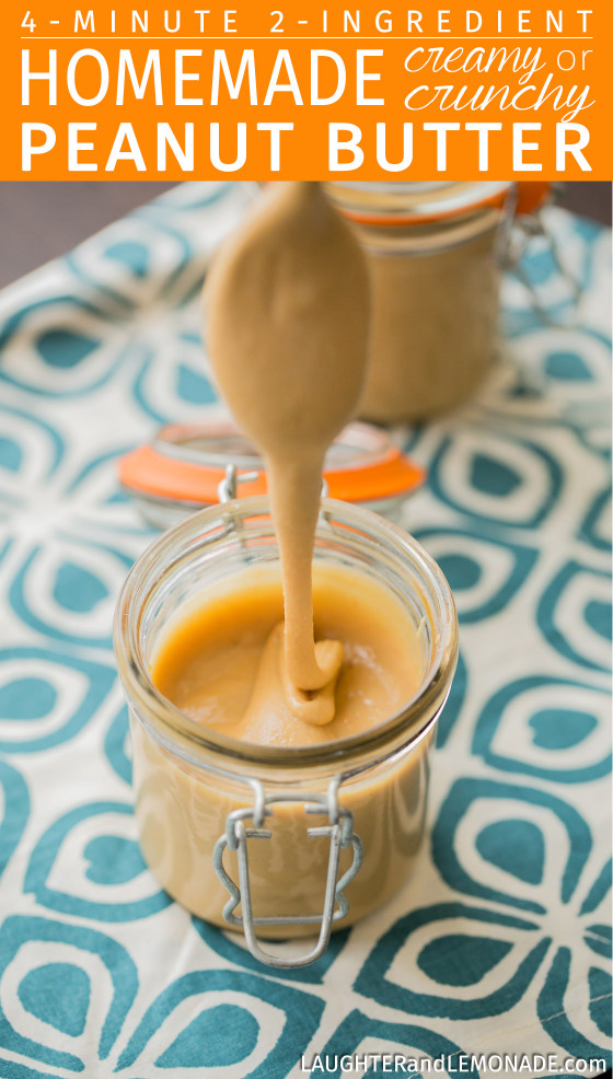 Homemade Peanut Butter