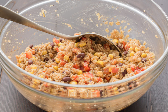 Southwest Quinoa Salad Taco Bowl | LaughterandLemonade.com