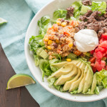 Southwest Quinoa Taco Salad Bowl