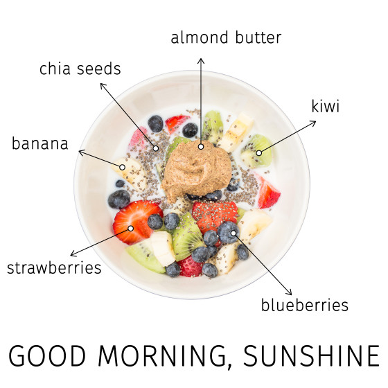 Good Morning Sunshine | Healthy Breakfast Fruit Cereal | LaughterandLemonade.com