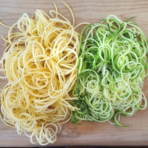 Zucchini and Rutabaga Noodles