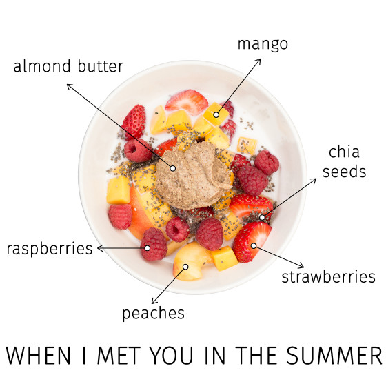 When I Met You in the Summer | Healthy Breakfast Fruit Cereal | LaughterandLemonade.com