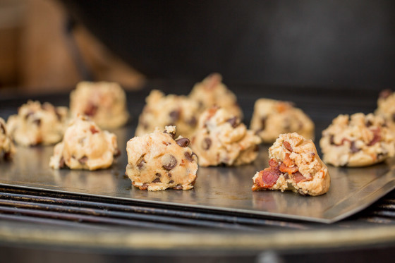 Grilled Bacon Chocolate Chip Cookies | LaughterandLemonade.com