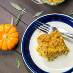 Pumpkin Sage Spaghetti Squash Casserole