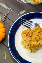 Pumpkin Sage Spaghetti Squash Casserole