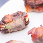 Bacon Wrapped Dates with Goat Cheese and Sage