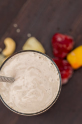 Tropical Cashew Cream Strawberry Smoothie