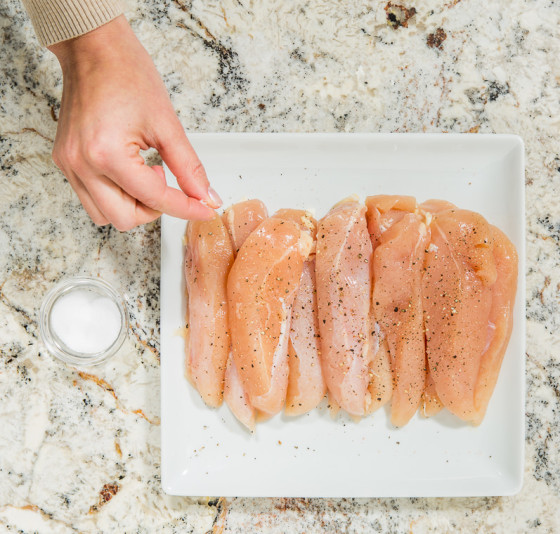 Parmesan Chicken Tenders | LaughterandLemonade.com