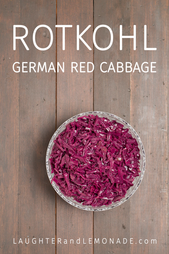 Rotkohl - German Red Cabbage | LaughterandLemonade.com