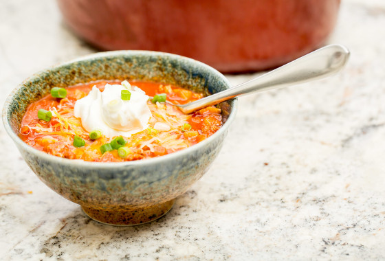 Jerusalem Artichoke Chili