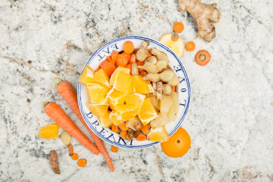 Liquid Sunshine (Carrot Orange Juice)