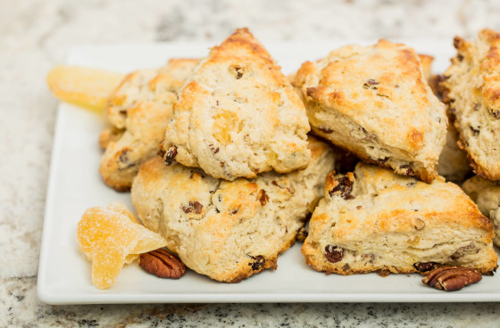 Candied Ginger Scones | LaughterandLemonade.com