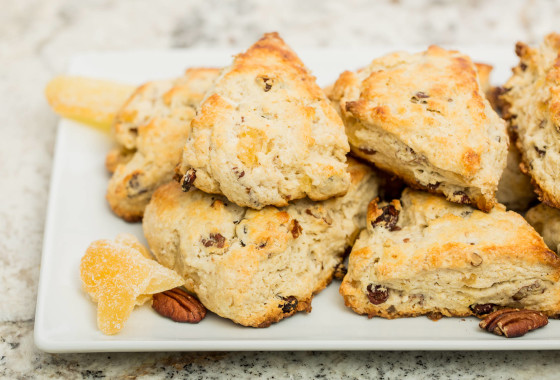 Candied Ginger Scones | LaughterandLemonade.com